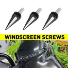 3PCS For 1996-2013 Harley Electra/street Glide Spike Windscreen Bolt Black&white New. Price: $14.24.
