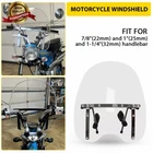 Universal Clear 17" X 19" Motorcycle Windshield For Yamaha Kawasaki Honda New. Price: $55.99.