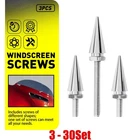 3-30 For Harley-davidson Street Glide 2014-ON Metal Windshield Spike Bolt Silver New. Price: $121.03.