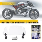 Motorcycle Universal Clip Windshield Screen Deflector Extension Spoiler New. Price: $20.89.
