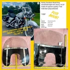 Harley Davidson Lexan Windshield Fairing AS6 M125-G FMR-713J DOT94 Mounting Brkt Used. Price: $229.99.