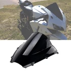 Black Abs Double Bubble Windscreen Windshield For Honda 2003 2004 CBR600RR F5 New. Price: $19.95.