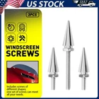 3PCS/SET Windshield Spike Bolts For Harley Davidson Street Glide 2014-ON Silver New. Price: $14.24.