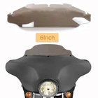 Smoke 6'' Windscreen Windshield For 96 - 13 Harley Touring Street Electra Glide New. Price: $17.95.