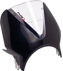 Puig Universal Vision Semi-fairing Windscreen With 8" Cutout Clear New. Price: $84.09.