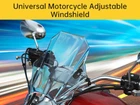 Universal Motorcycle Adjustable Screen Windshield 22 25MM 28MM Handlebar New. Price: $70.20.