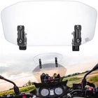 Motorcycle Windshield Extension Aluminum Adjustable Clear Universal Clip Metal New. Price: $129.99.