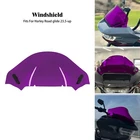 Purple 13" Wave Windscreen Windshield For Harley Touring Road Glide Fltrx 24-25 New. Price: $89.99.