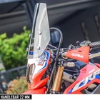 For Honda CRF250 CRF300 Front Windshield Windscreen Visor Smoke Lens Bar 22MM New. Price: $167.63.