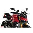 Puig New Generation Sport Screen Ducati Streetfighter V4/V2, Black, P/n: 20467N. Price: $211.00.
