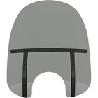 Memphis Shades Fats Windshield - Black Smoke MEB33112 New. Price: $219.95.