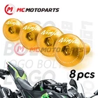 Gold Windscreen Bolt Kit M5 For Kawasaki Ninja 1000SX 250R 650R New. Price: $19.71.