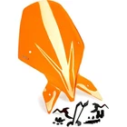 Puig Touring Windscreen - Orange 21907T New. Price: $212.32.