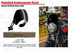 Royal Enfield Bear 650 "black Painted Instrument Cowl" Screen New. Price: $78.07.