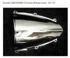 Honda Cbr 600RR Chrome Double Bubble Replacement Windshield, '07-'12 New. Price: $57.95.