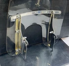 97-84 Harley Custom, Fxlr Std. Hieght Windshield Clear "hardware Only" Used. Price: $39.95.