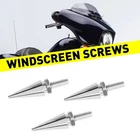 3PCS For 1996-2013 Harley Electra/street Glide Silver Kit Spike Windshield Bolt New. Price: $14.24.