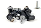 Factory Effex 8PK Silver Dome Windscreen Screw Kit 15-36029 New. Price: $15.47.