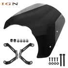 Smoke Windshield Windscreen Bracket 2015-2020 For Kawasaki Vulcan VN650 N70 Us New. Price: $29.07.