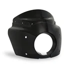 Memphis Shades Road Warrior Fairing For Fxstb + 7" Dark Black Smoke Windshield. New. Price: $400.00.