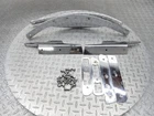1999 99-01 Kawasaki Vulcan Nomad VN1500 Windshield Chrome Trim Bracket Mount Lot Used. Price: $71.14.