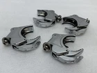 Genuine Harley Davidson 49MM Windshield Clamps Set Of Never Used Nos. Price: $228.99.