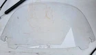 Harley Davidson AS6 M77 022122 DOT202 Windshield Used. Price: $15.00.