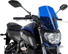 Puig Naked New Generation Touring Windscreen - Blue Motorcycle Street Bike 9667A. Price: $136.90.