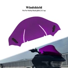 Purple Windscreen Windshield Wave 13" For Harley Touring Road Glide Fltrx 24-25 New. Price: $89.99.