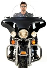 National Fairing Windshield - 17.25IN. Clear Motorcycle Street Bike New. Price: $103.46.