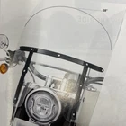 Harley Davidson King Size Black/clear Detachable Windshield Nos 57400325 18 New. Price: $259.00.