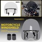 Universal 17 19" Smoke Motorcycle Windshield For Yamaha Kawasaki Honda Exd New. Price: $53.19.