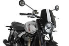 Puig Sport Screen 2025 Triumph Speed Twin 1200/RS, 900, Gloss Black, P/n: 22618N New. Price: $179.95.