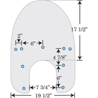 Memphis Shades Replacement Shield - 15" Clear Springer MEP6150 New. Price: $99.92.