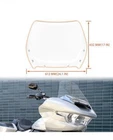 Veisutor 12" For Harley Road Glide Cvo 2024, Clear New. Price: $45.00.
