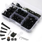 Aeeast 177PCS Motorcycle Fairing Bolt Kit, M5 M6 Stainless Metric, Black New. Price: $44.16.