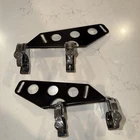 Harley Davidson Quick Release Windshield Clamps Chrome 49MM Pieces Used. Price: $99.99.