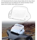 Veisutor 10" Windshield Kits For Harley Street Glide Cvo Flhxse 23-24 New. Price: $41.25.