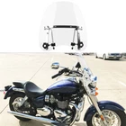 18"X16" Motorcycle Windshield 7/8 & 1" Handlebars For Triumph Bonneville America New. Price: $65.11.