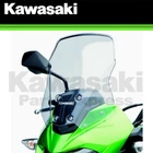 New 2017 2025 Genuine Kawasaki Versys X 300 Abs Windshield Kle 39154-0358. Price: $109.74.