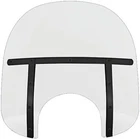 Memphis Shades Fats Windshield (9IN. Cutout) - 17IN. Clear With Black New. Price: $195.95.