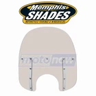 Memphis Shades Fats Windshield (7IN. Cutout) For 1973-1979 Harley Ps New. Price: $198.95.