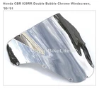 Honda Cbr 929 Chrome Double Bubble Replacement Windshield, '00-'01 New. Price: $57.95.