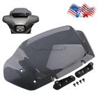 Motorcycle 10" Smoke For Harley Cvo Street Glide Flhxse New. Price: $73.58.
