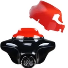 8" Red Street Glide Windshield For Harley 96-13 Ultra Limited Electra Flhx New. Price: $69.95.