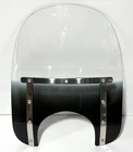 Memphis Fats 15 Windshield Smoke Dot 309 AS6 M21 W/ Mounting Brackets Harley Used. Price: $75.00.
