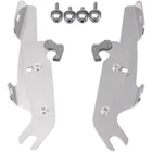 Memphis Shades Fats/slim Windshield Mounting Kit For Harley Flst W/ Light Bar New. Price: $159.95.