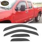 Fits 07-14 Chevy Silverado Sierra Extended Cab Window Visors Rain Sun Guard Vent New. Price: $27.99.