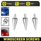 3PCS For 1996-2013 Harley Touring Spike Windshield Fairing Bolt Silver Aluminum New. Price: $14.24.