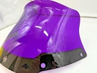 Klock Werks KWW-02-0627 Kolor Flare Windshield, 6IN. Purple Used. Price: $120.00.